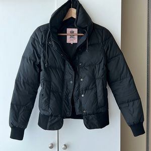 Juicy Couture Down Bomber Puffer Jacket